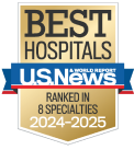 Best hospitals; Ranked in 8 specialties